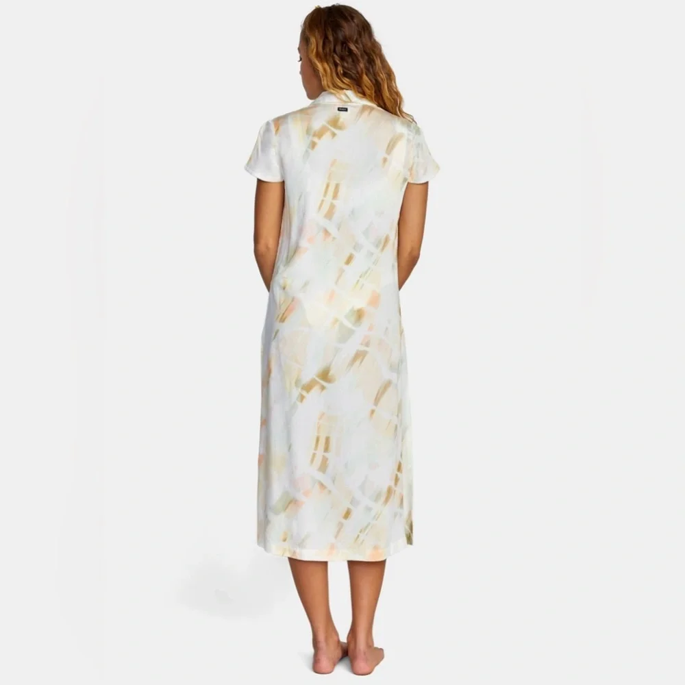 RVCA Womens Sunset Cover Up Dress - Multi Color Size Small - Picture 3 of 7